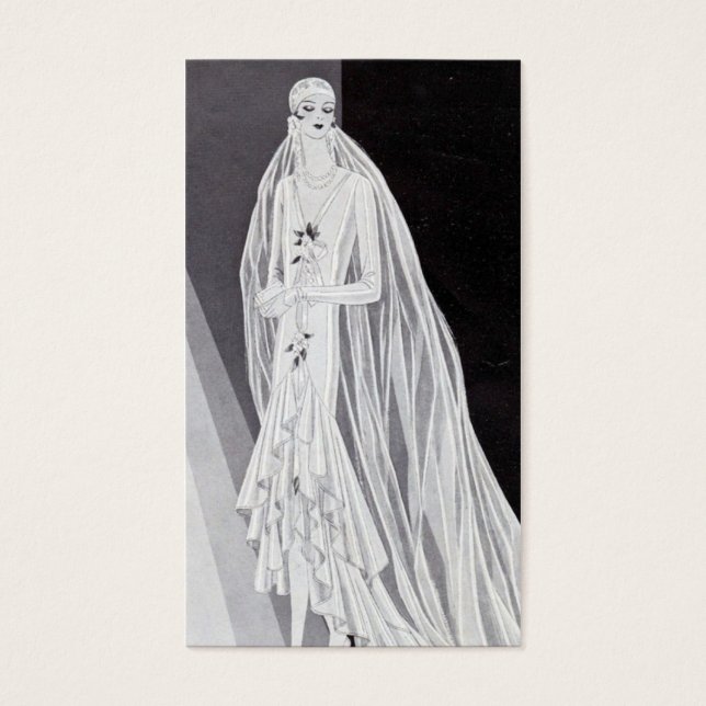 Cartes De Visite Bride du Flapper (Devant)