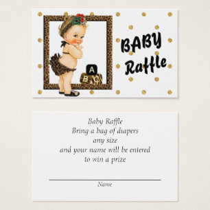 Cartes De Visite Brochure Polka Or Dot Diaper Raffin