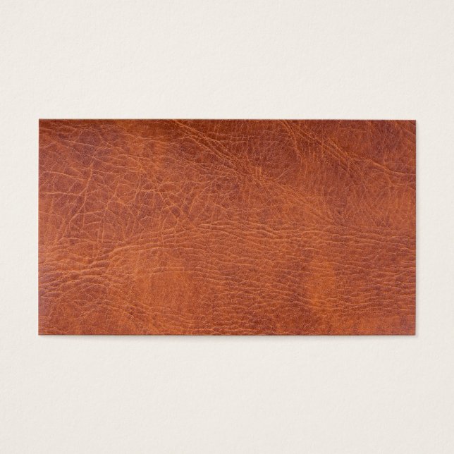 Cartes De Visite Brown leather (Devant)