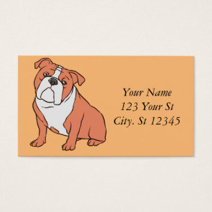 Cartes De Visite Bulldog Breed Thunder_Cove