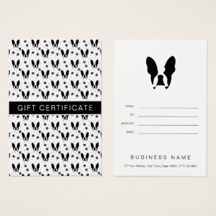 Cartes De Visite bulldog français