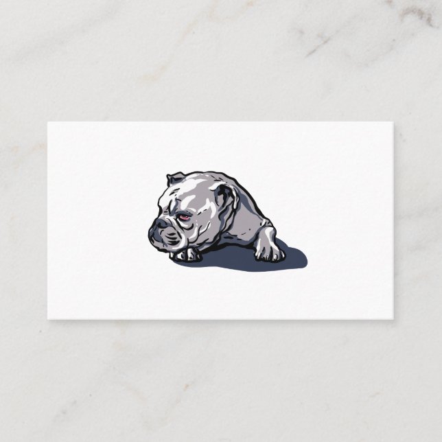 Cartes de visite Bulldog personnalisés (Devant)