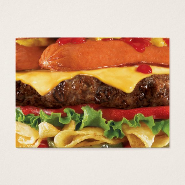 Cartes De Visite burger (Devant)