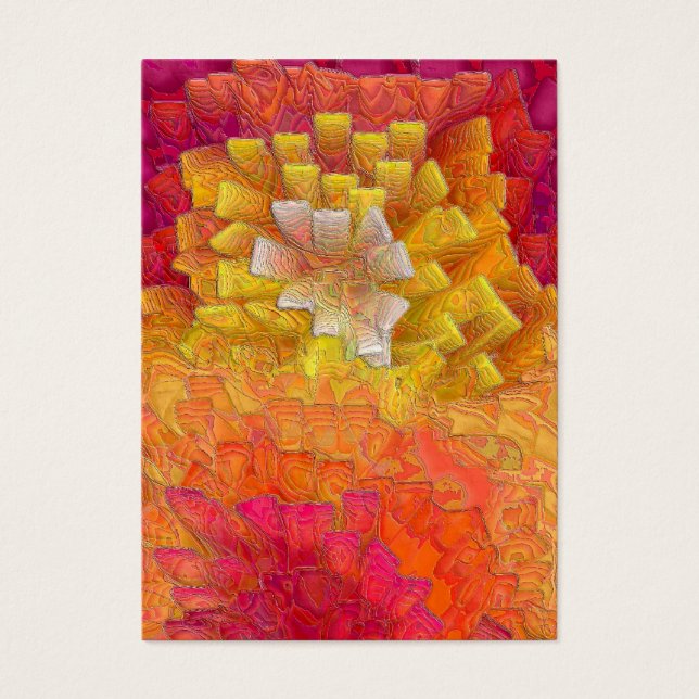 Cartes De Visite Bush en feu (Devant)