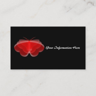 Cartes de visite Butterfly Hearts