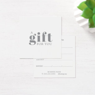 Cartes De Visite Cadeau promotionnel pour salon d'affaires