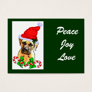 Cartes De Visite Cadeaux de Noël Bullmastiff
