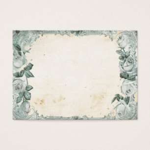 Cartes De Visite Cadre rose de cru