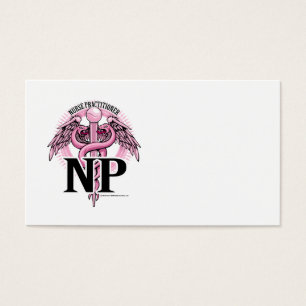 Cartes De Visite Caducée ROSE du NP
