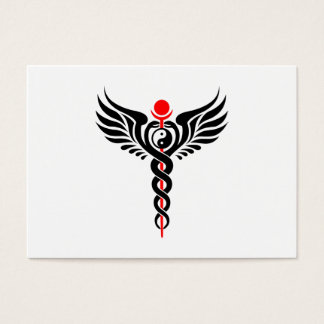Cartes De Visite Caduceus - Yin Yang - Serpent ailé - Hermétique