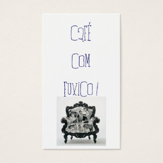 Cartes De Visite café avec je furette