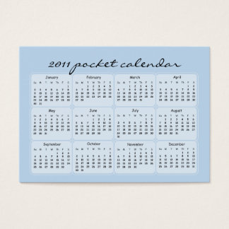 Cartes De Visite Calendriers de poche de la branche de fleurs roses
