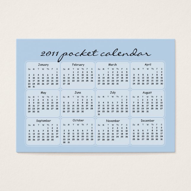 Cartes De Visite Calendriers de poche de la branche de fleurs roses (Devant)