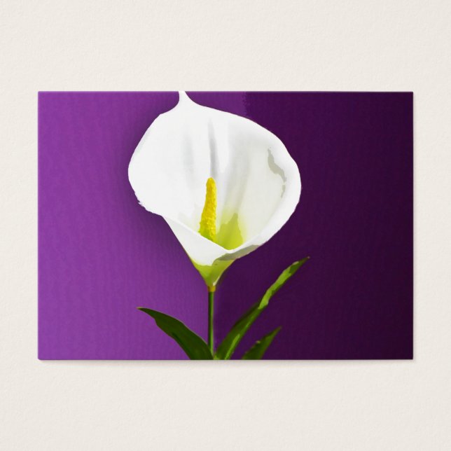 Cartes De Visite Calla Lilly (Devant)