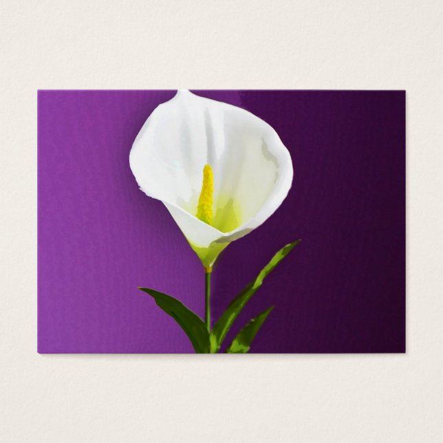 Cartes De Visite Calla Lilly (Devant)