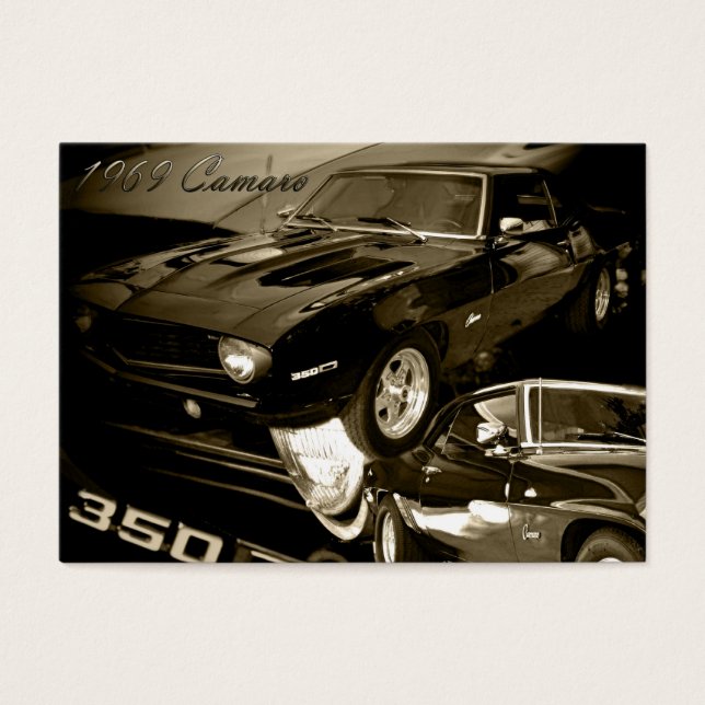 Cartes De Visite Camaro 69 (Devant)