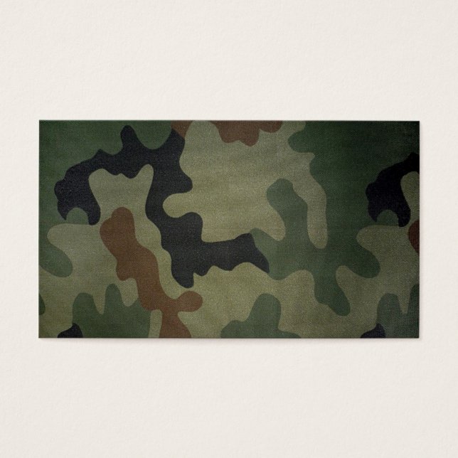 Cartes De Visite Camouflage (Devant)