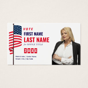 Cartes De Visite Campagne électorale de candidat politique personna