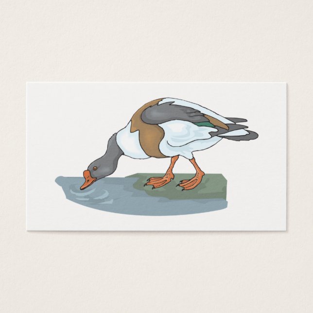 Cartes De Visite Canard (Devant)