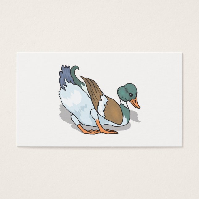 Cartes De Visite Canard (Devant)