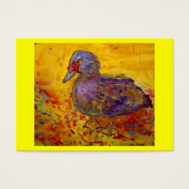 Cartes De Visite canard de muscovy (Devant)