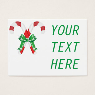 CARTES DE VISITE CANDYCANS DE NOËL