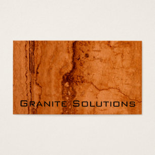 Cartes De Visite Canyon en cuivre Granite, or ambre montagnes de Se