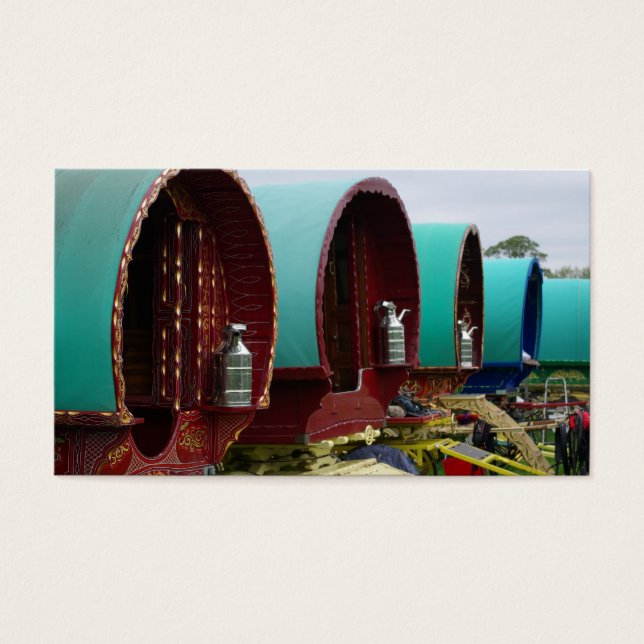Cartes De Visite Caravanes tziganes romanes (Devant)