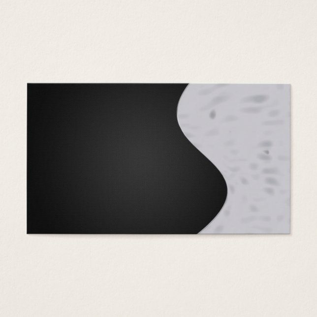 Cartes De Visite Carbone et métal (Devant)