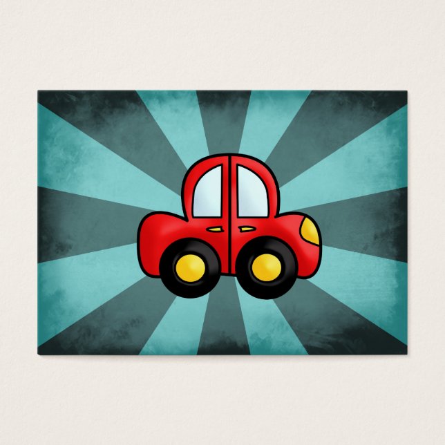 Cartes De Visite Caricature automobile (Devant)