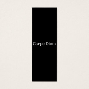 Cartes De Visite Carpe Diem saisissent la citation de jour -