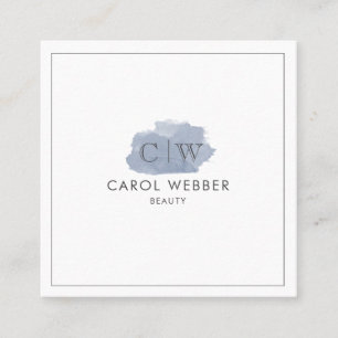 Cartes de visite Carré aquarelle