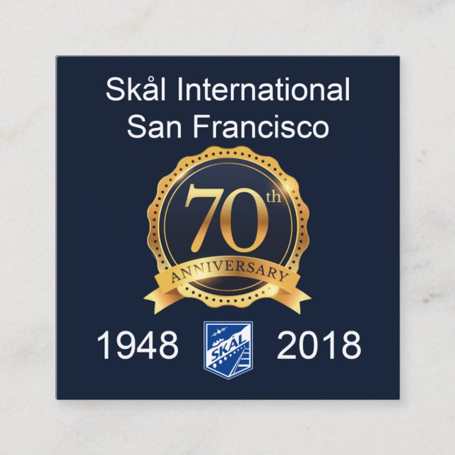 Cartes de visite carrés de Skal SF (Devant)