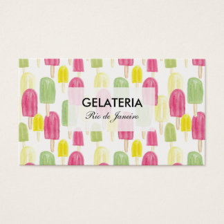 CARTES DE VISITE CARTÃO DE VISITA SORVETERIA