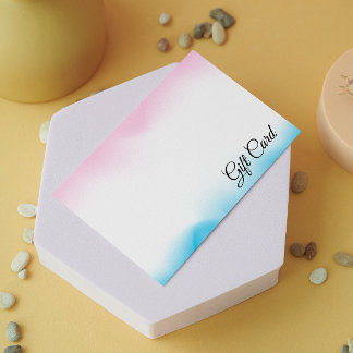 Cartes De Visite Carte-cadeau Certificat d'iridescente Holographiqu