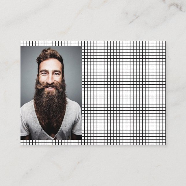 Cartes de visite, Cartes de visite Barbershop (Devant)