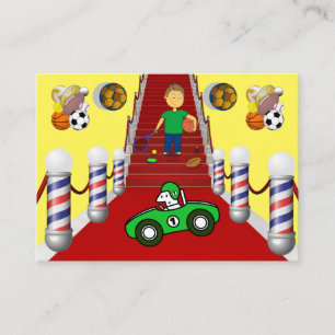 Cartes de visite, Cartes de visite Barbershop