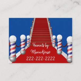 Cartes de visite, Cartes de visite Barbershop