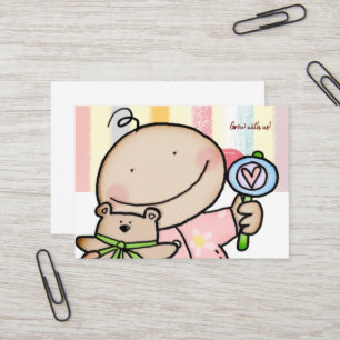 Cartes de visite cartes de visite de garderie