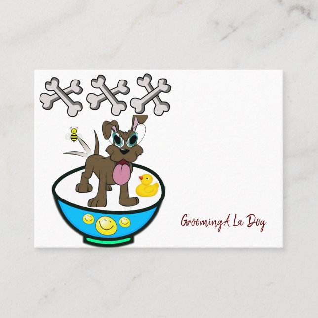 Cartes de visite, Cartes de visite de pattes de ch (Devant)