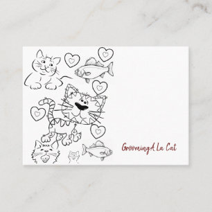 Cartes de visite, Cartes de visite de pattes de ch