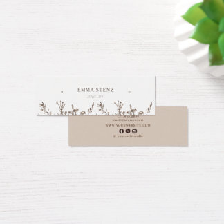 Cartes De Visite Carton de Présentation pour Créoles et Clous de Te