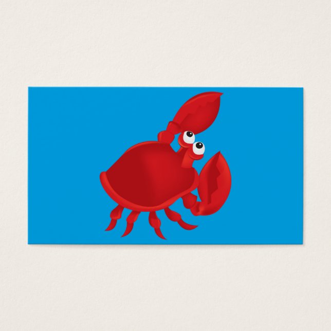 Cartes De Visite Cartoon crab (Devant)