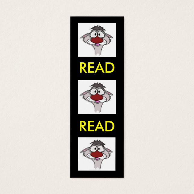 Cartes De Visite Cartoon Ferret Signet (Devant)