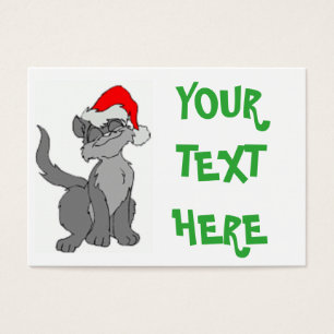 CARTES DE VISITE CAT PÈRE NOËL