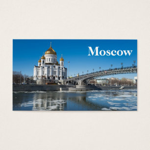 Cartes De Visite Cathédrale de Moscou le Christ Sauveur