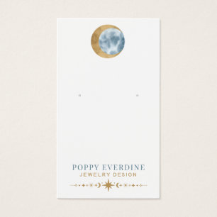 Cartes De Visite Céleste Lune bijouterie Designer bijouterie