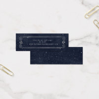 celestial midnight blue silver Wedding Website