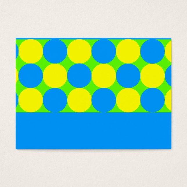 Cartes De Visite Cercles Motif (Devant)