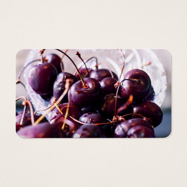Cartes De Visite Cerises (Devant)